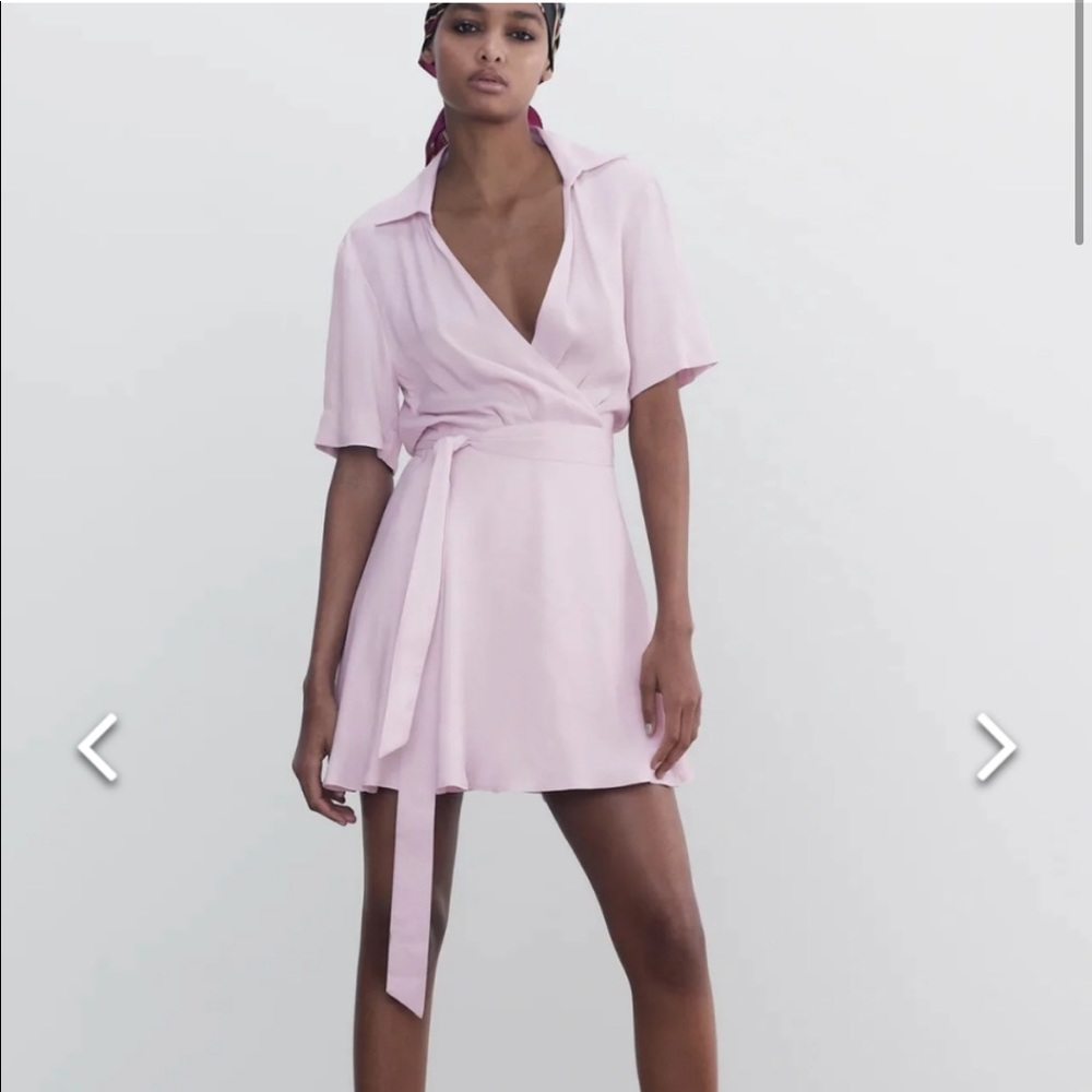 Never worn - Zara wrap dress size M
